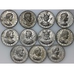 Set of 11 medals with portraits of Roman Emperors