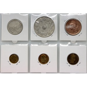 Argentina, set of coins (6 pieces) from 1891-1991