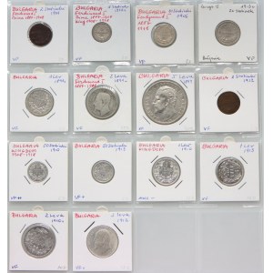 Bulgaria, set of coins (14 pieces) from 1891-1913