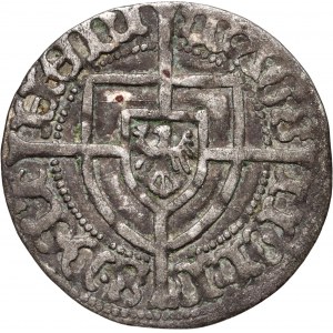 Zakon Krzyżacki, Jan von Tiefen 1489-1497, grosz, Królewiec