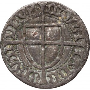 Zakon Krzyżacki, Jan von Tiefen 1489-1497, grosz, Królewiec