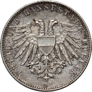 Germany, Lübeck, 2 Mark 1901 A