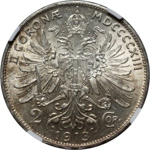 Austria, Franz Joseph, 2 Crowns 1913, Vienna