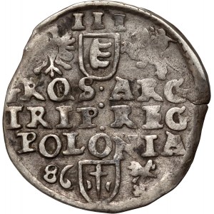 Stefan Batory, trojak 1586, Poznań