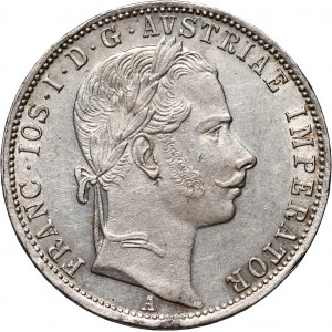 Austria, Franz Joseph I, Florin 1861 A