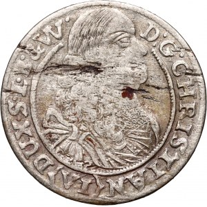 Śląsk, Księstwo Legnicko-Brzesko-Wołowskie, Krystian Wołowski, 6 krajcarów 1665, Brzeg