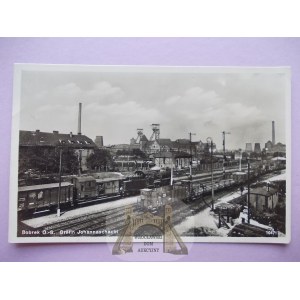 Bytom, Beuthen, mine, railroad tracks, 1935