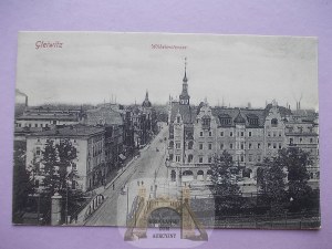 Gliwice, Gleiwitz, ulica Zwycięstwa, ok. 1910