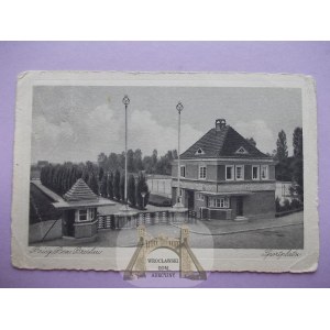 Brzeg, Brieg, plac sportowy, ok. 1925