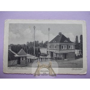 Brzeg, Brieg, sportovní hřiště, cca 1925
