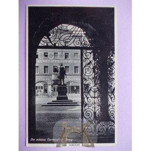 Brzeg, Brieg, památník, lékárna, 1940