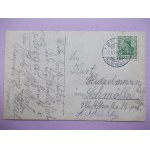 Brzeg, Brieg, zawody sportowe, prywatna kartka, 1909