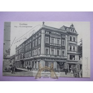 Grotków, Grottkau, ulica Ziębicka, ok. 1908