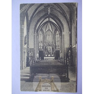 Kopice, Koppitz, k. Grodków, kaplic pałacowa, wnętrze, ok. 1920