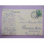 Otmuchów, Ottmachau, pruské vlastenectví, zámek, trh, 1908