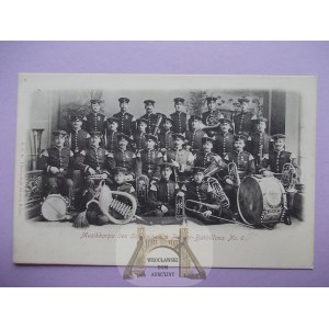 Nysa, Neisse, orkiestra wojskowa, ok. 1900