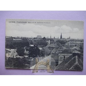Nysa, Neisse, dzielnica Radoszyn, panorama, ok. 1920