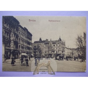 Wrocław, Breslau, ulica Drobnera, 1915