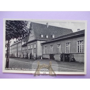 Góra Śląska, Guhrau, ulica, szkoła, ok. 1935