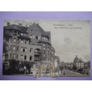 Dzierżoniów, Reichenbach, ulica Dworcowa, ok. 1920