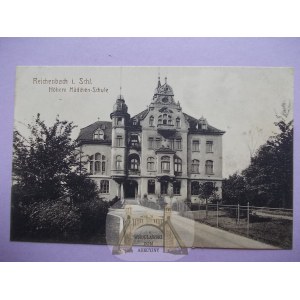 Dzierżoniów, Reichenbach, Wyższa Szkoła dla Dziewcząt, ok. 1920