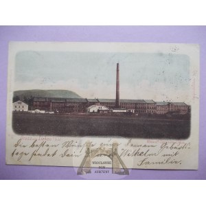 Lubawka, Liebau, Spinning mill, 1900