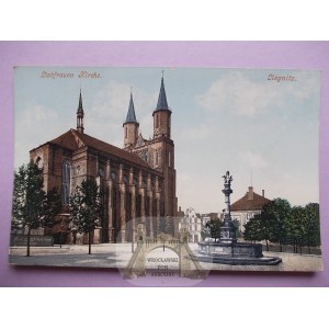 Legnica, Liegntz, kostel, cca 1910