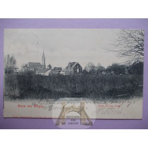 Glogow, Glogau, interesting panorama, 1905