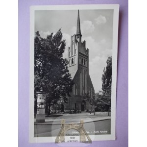Lubin, Luben, katolícky kostol, asi 1940