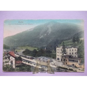 Bardo Śląskie, Wartha, Bahnhof, ca. 1910