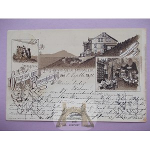 Krkonoše, Riesengebirge, Chata princa Henryho, Vorlaufer 1891