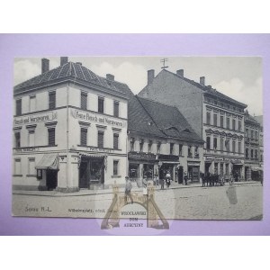 Zary, Sorau, Wilhelmovo námestie, 1900