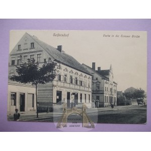 Żary Zatorze, Sorau Seifersdorf, ulica Żarska, ok. 1912