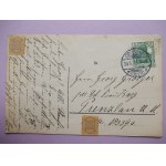 Krosno Odrzańskie, Crossem, prywatna kartka, chałupa, 1909