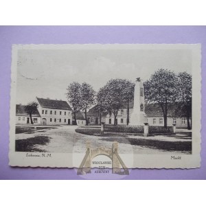 Lubrza, Liebenau near Świebodzin, Market Square, 1929