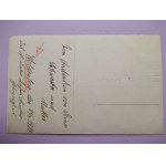 Dobiegniew, Woldenberg, prywatna kartka, 1928