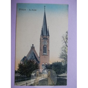 Drezdenko, Driesen, kościół ewangelicki, 1925