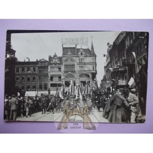 Poznań, Market Square, Sokol parade - Sokol Gymnastic Society, ca. 1930.