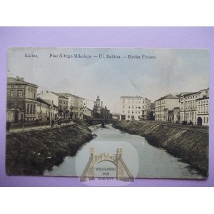 Kalisz, rzeka Prosna, 1913