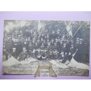 Kalisz, Rowing Society, private card, 1908