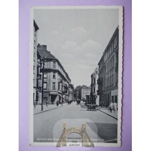 Kalisz, okupacja, ulica Hindenburga, ok. 1940
