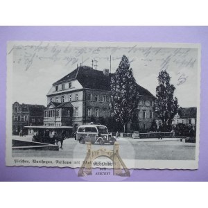 Pleszew, okupacja, Rynek, autobus, 1943