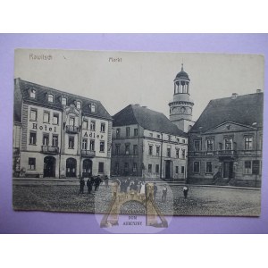 Rawicz, Rawitsch, Market Square, ca. 1914