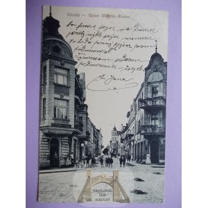 Środa Wielkopolska, Schroda, ulica Cesarza Wilhelma, 1911