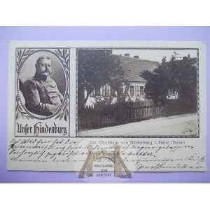Pniewy, Pinne, Hindenburg House, ca. 1915