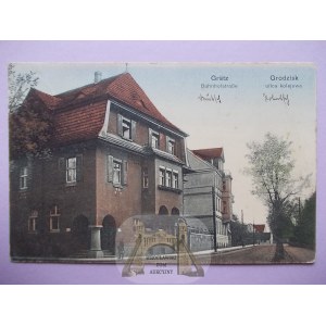 Grodzisk Wielkopolski, Gratz, ulica Kolejowa, 1914