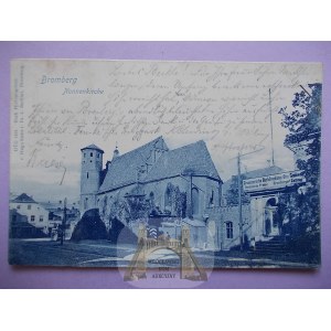 Bydgoszcz , Bromberg, church, printing house, 1899