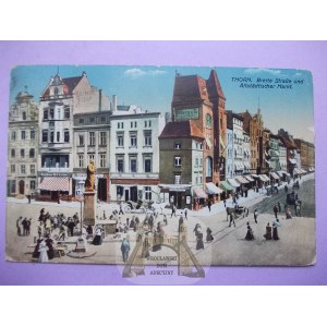 Torun, Thorn, Breitestrasse, cca 1915