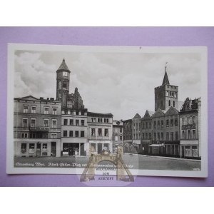 Brodnica, Strassburg, Tržní náměstí, cca 1940