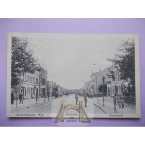 Jablonowo Pomorskie, Gosslershausen, street, 1918